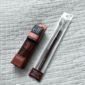 (2 piece set) NEW elf cosmetics Glow Reviver Lip Oil & Cream Glide Lip Liner
